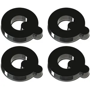 Set de 4 Supports d'enceinte Audioquest SorboGel Q-Feet Noir