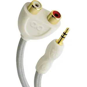 AudioQuest Adaptateur - Mini Prise 3,5 mm vers 2 RCA Femelles (interrompu par Le Fabricant) pas cher