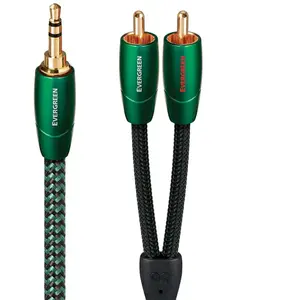 Comparateur de prix : Câble audio Jack 3,5mm Audioquest Evergreen 2 m Noir et vert