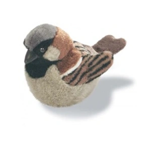 Wild republic Peluche sonore moineau domestique pas cher