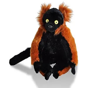 Wild Republic Red Ruffed Lemur Plush, Peluche, Jouet Peluche, Cadeaux pour enfants, Cuddlekins12 pouces pas cher