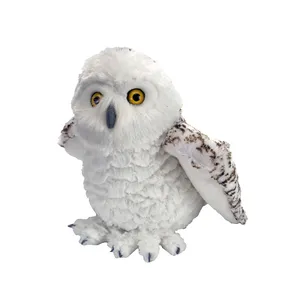 Wild Republic chouette en peluche junior 30 cm en peluche blanche pas cher