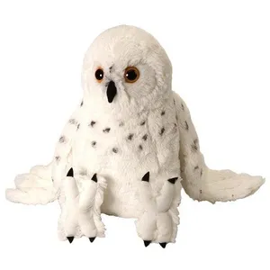 Wild Republic peluche harfang des neiges 20 cm en peluche blanche pas cher