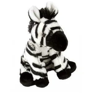 Comparateur de prix : Wild Republic peluche zèbre junior 20 cm en peluche noir/blanc