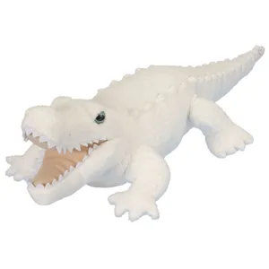 Wild Republic Peluche Cuddlekins Alligator Blanc