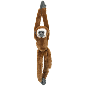 Wild Republic peluche Lar gibbon 51 cm peluche marron pas cher