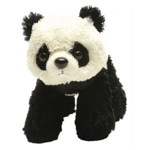 Wild Republic Hug'Ems peluche : panda 18 cm noir/blanc pas cher
