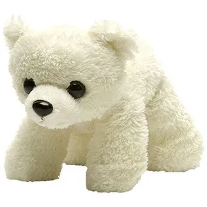 Wild Republic Hug'Ems peluche : ours polaire 18 cm blanc pas cher