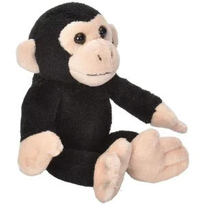 Wild Republic peluche chimpanzé junior 13 cm noir pas cher