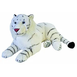 Comparateur de prix : Wild Republic peluche tigre junior 76 cm en peluche blanc/noir