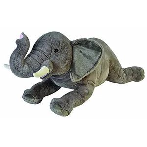 Comparateur de prix : Wild Republic peluche éléphant junior 76 cm en peluche gris/blanc