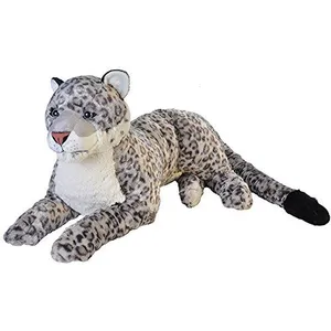 Comparateur de prix : Wild Republic léopard en peluche junior 76 cm en peluche blanc/gris