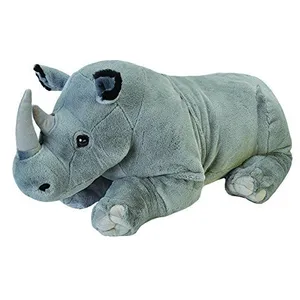 Comparateur de prix : Wild Republic peluche rhino junior 76 cm gris