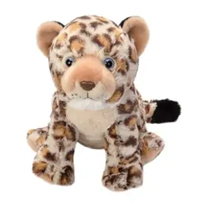Wild Republic peluche léopard junior 30 cm en peluche marron clair pas cher