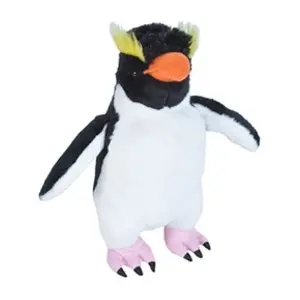 Wild Republic peluche pingouin junior 30 cm en peluche noir/blanc pas cher