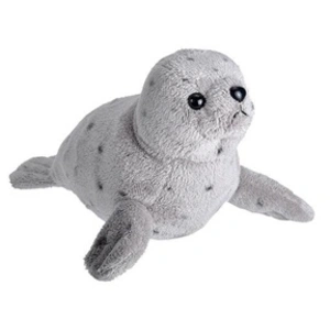 Wild Republic phoque en peluche de 20 cm gris pas cher