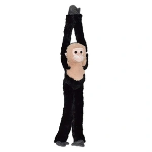 Wild Republic peluche capucin junior 51 cm en peluche noire pas cher