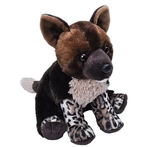Wild Republic peluche hyène junior 30 cm peluche marron/noir pas cher