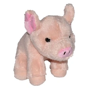 Wild Republic peluche porcelet junior 13 cm en peluche rose pas cher