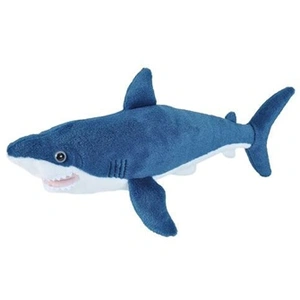Wild Republic requin câlin junior 20 cm en peluche bleu/blanc pas cher