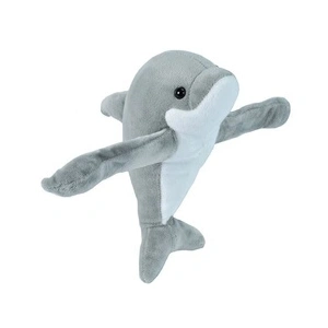 Wild Republic dauphin en peluche junior 20 cm en peluche gris/blanc pas cher