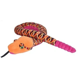 Wild Republic peluche Serpent à sonnette tribal 137 cm en peluche bleu