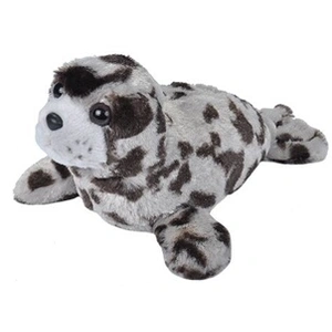 Wild Republic peluche phoque junior 20 cm en peluche marron/gris pas cher