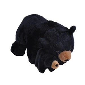 Wild Republic peluche Ours 30 cm junior en peluche noire 2-pièces pas cher
