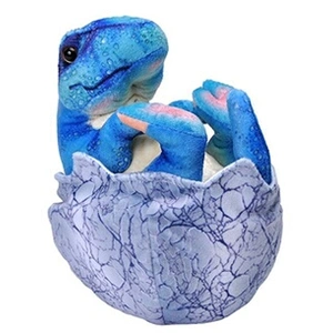 Wild Republic peluche Dinosauriabébé T-Rex 20 cm bleu pas cher