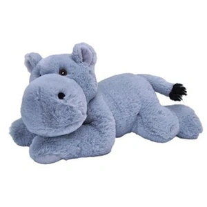 Wild Republic peluche hippopotame Ecokins Mini junior 20 cm bleu pas cher