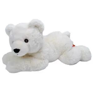 Wild Republic ours en peluche Ecokins Mini junior 20 cm en peluche blanche pas cher