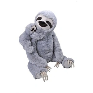 Wild Republic peluche Paresseux 30 cm en peluche gris 2 pièces pas cher
