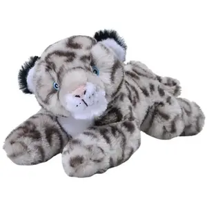 Wild Republic peluche léopard des neiges Ecokins Mini junior 20 cm gris peluche pas cher