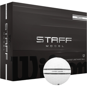 Comparateur de prix : Wilson Balles de golf Staff Model TRK360 - Paquet de 12, blanc