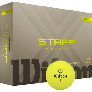 Comparateur de prix : Wilson Balles de golf Staff Model X - Paquet de 12, jaune