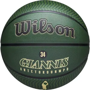 Wilson NBA Player Icon Outdoor Basketball Milwaukee Bucks 7 Basketball pas cher