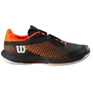 Wilson Homme KAOS Swift 1.5 Sneaker, Black/Phantom/Shocking Orange, 41 1/3 EU