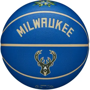 Wilson NBA Team City Collector Milwaukee Bucks Ball bleu T7Vendu paramazon