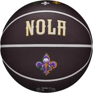 Comparateur de prix : Wilson Nba Team City Collector New Orleans Pelicans Ball marron T7