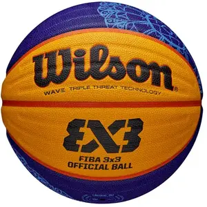 Ballon replica Wilson FIBA 3X3 Bleu Taille 6 WZ3015001XB pas cher