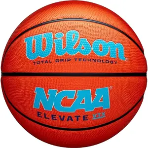 Comparateur de prix : Wilson NCAA Elevate Vtx Basketball Unisex-Adult, Orange/Blue, #7