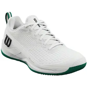 Wilson Homme Rush Pro 4.5 Tennis Shoe, White/White/Aventurine, 47 1/3 EU pas cher