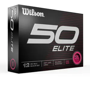 Comparateur de prix : Wilson Balles de golf Fifty Elite 23 - Lot de 12, rose