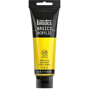 Peinture Acrylique - Liquitex Basics - Jaune primaire - 118 mlVendu parscrapmalin