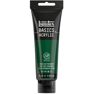 Liquitex Peinture acrylique Basics 118 ml 350 Vert foncé permanentVendu parscrapmalin