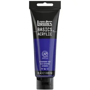 Comparateur de prix : Liquitex Acrylique Basics Tube, Bleu Outremer, 118ml