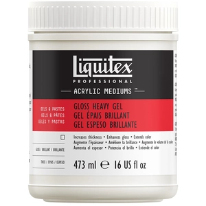 Comparateur de prix : Liquitex Médium-gel de texture pour acrylique 473 ml épais brillant