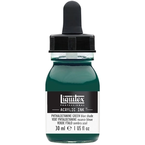 Comparateur de prix : Liquitex Encre Acrylique Ink 30 ml 317 Vert Phtalocyanine (Nuance Bleue)