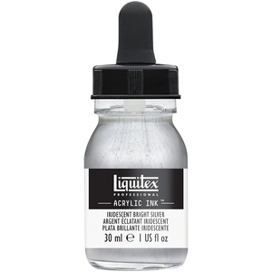 Comparateur de prix : Liquitex Encre acrylique argent iridescent 30ml Ink Liqu 