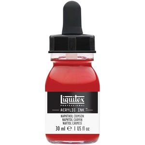 Comparateur de prix : LIQUITEX Encre acrylique rouge naphtol carmin 30ml Ink L 